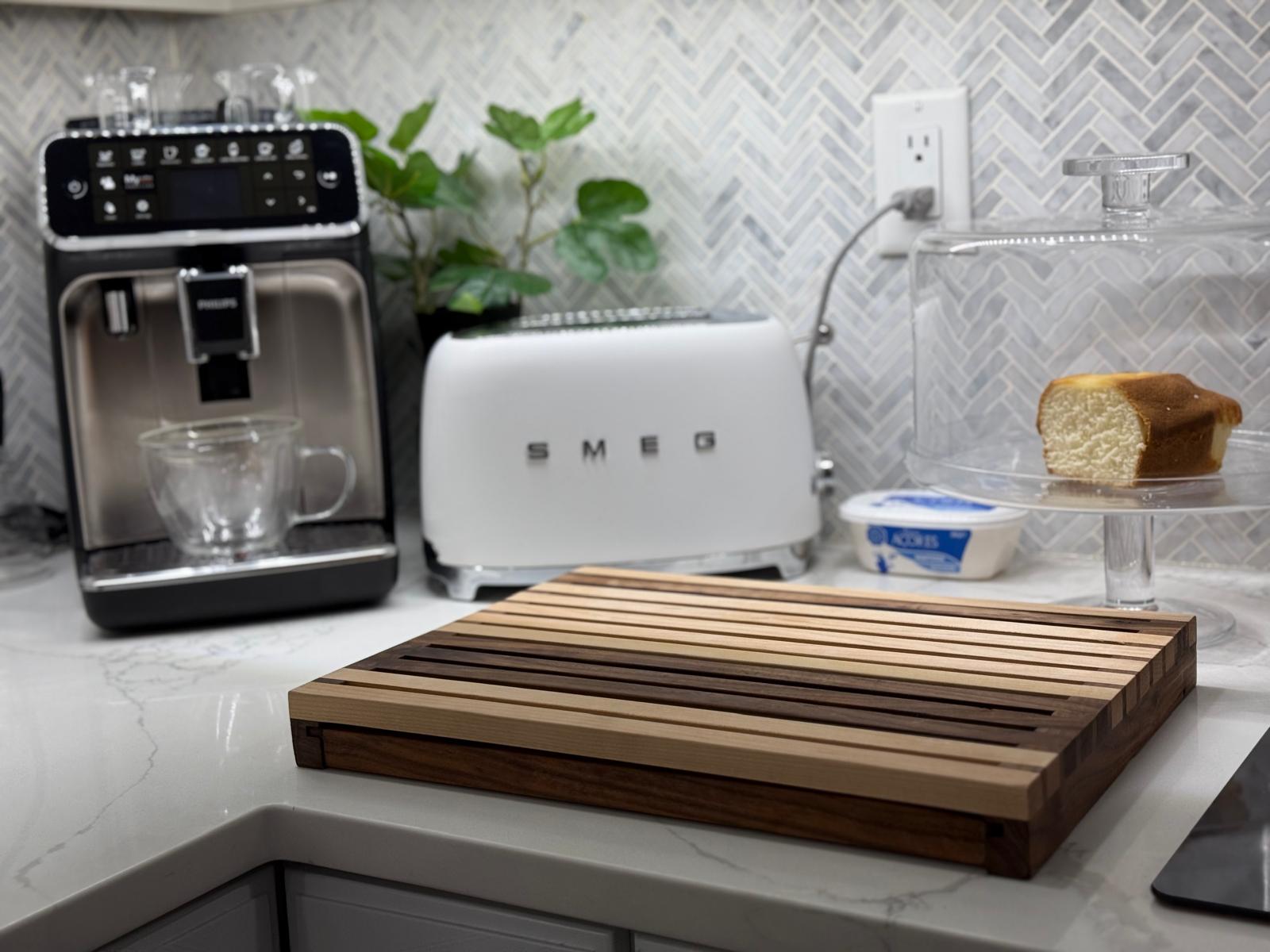 Custom Bread Board with Crumb Catcher
