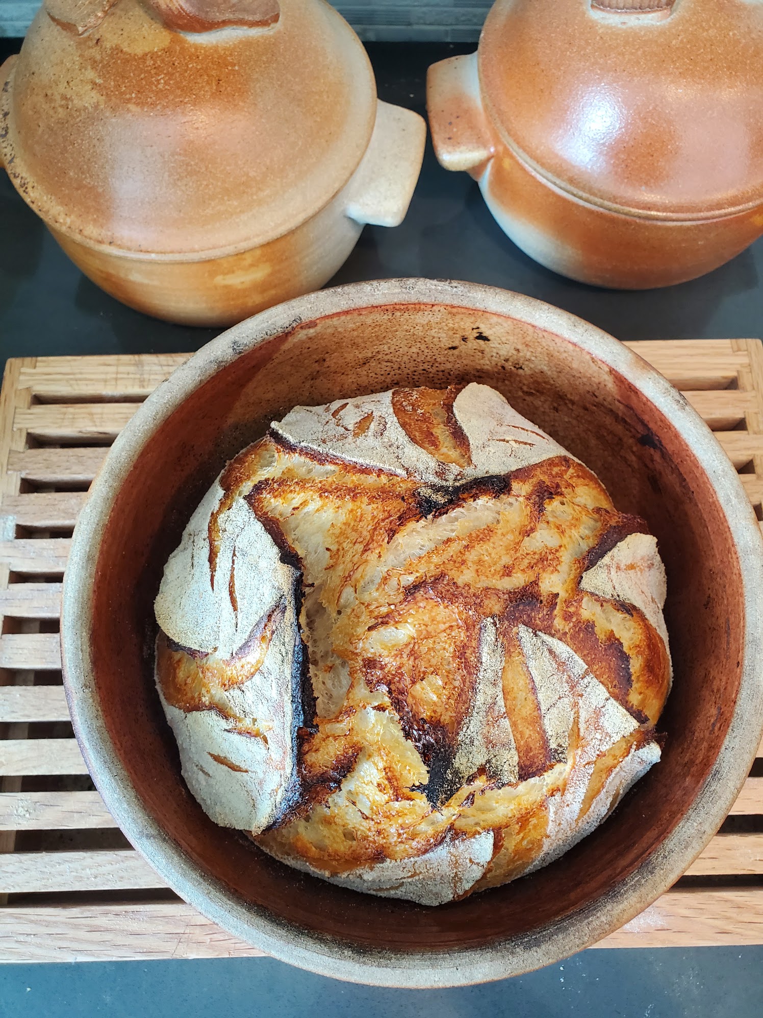 Handmade Earthenware Bread Baker